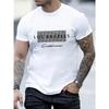 Stylish Los Angeles Graphic Print Tee Shirt - Soft, Breathable, Casual Short Sleeve T-Shirt for Summer, Perfect for Men's Everyday Wear