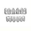 Hip Hop Jewellery AAAAA CZ Iced Out Full Teeth Grillz Custom Luxury Unisex Street Cosplay Decoration