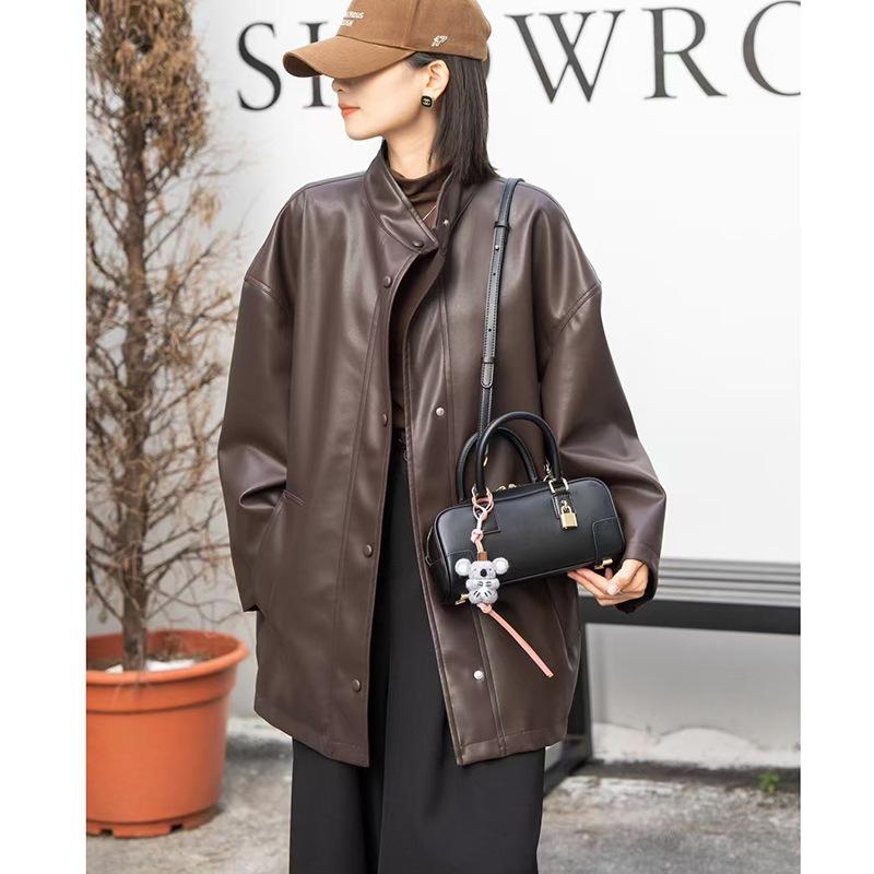 Сумка из натуральной кожи женская сумка через плечо мини ретро портативная сумка для боулинга нишевый дизайн