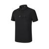 Golf Small Logo Business Casual Sports Polo Shirt Men Tops Deep-Black A11M435138FBK