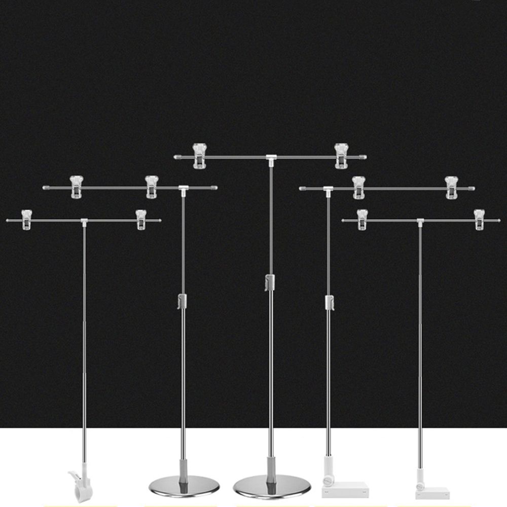 Desktop Backdrop Stand Adjustable Backdrop Stands Background Frame Support Background Stand T-Shape
