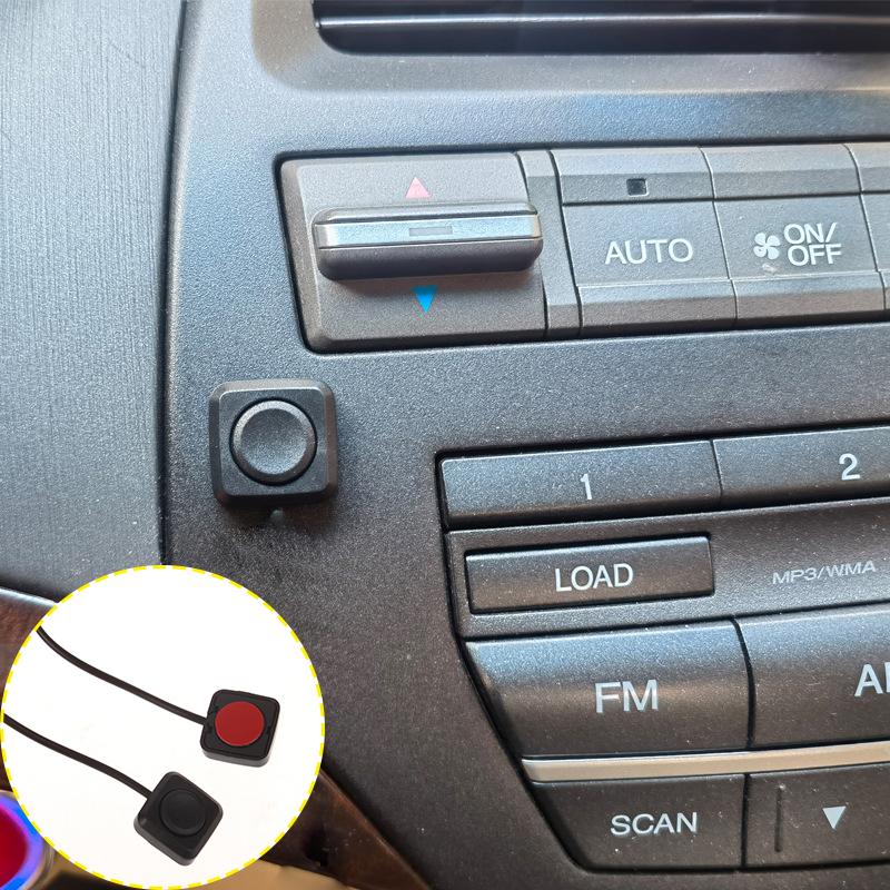 1 шт., кнопка мгновенного включения/выключения, черный пластик, 12 В, 24 В, кнопка автомобильной сигнализации, фонарик для поверхностного монтажа, мини-кнопочный переключатель