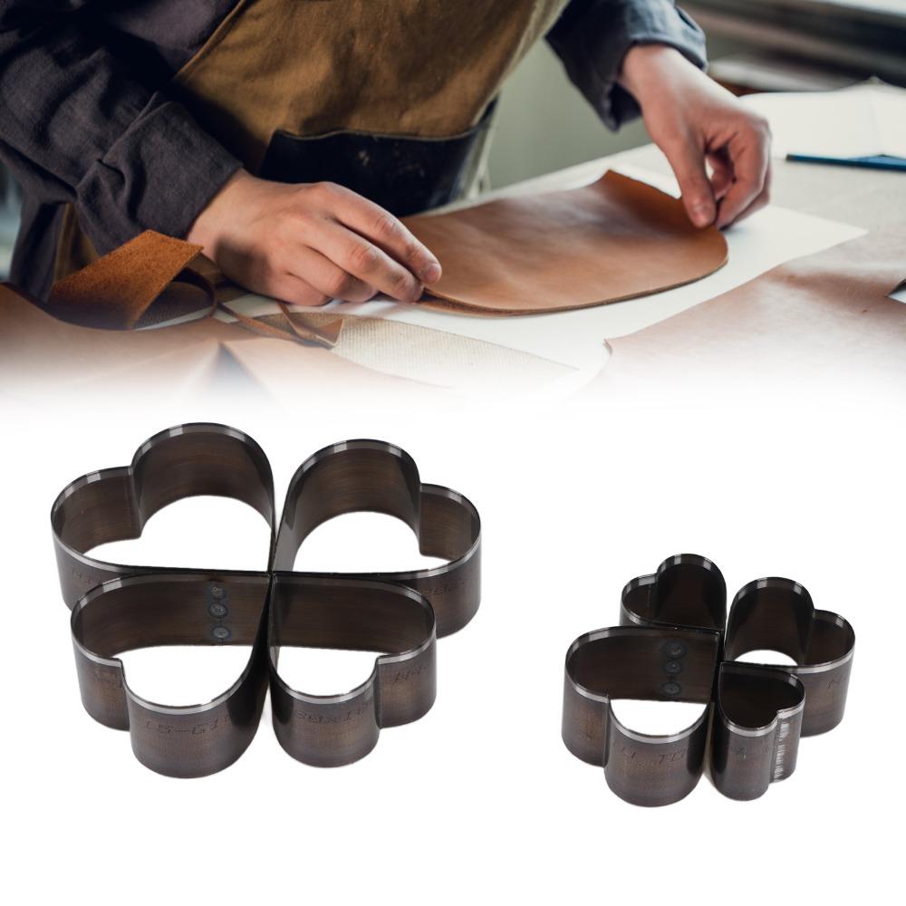 8PCS Alloy Steel Leather Cutting Die Set Hollow Punch Set for Leatherwork, Fabric, Foam