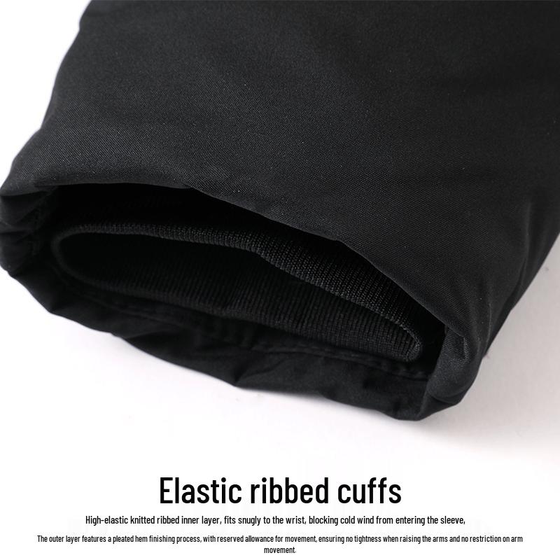 ROMON Men's Winter Thickened Hooded Quilted Jacket
