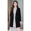 Женское шерстяное пальто Tongnizi Coat Корейский стиль Тонкая шерстяная ветровка