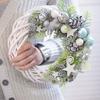 CHOSUR Christmas Hanging Crafts Home Rattan Wreath Ornaments Decoration