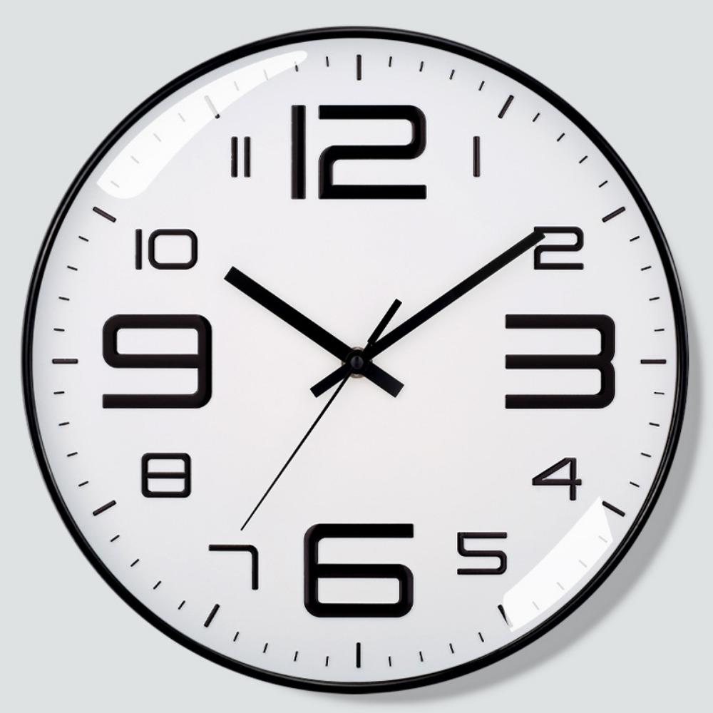 Бесшумные настенные часы в скандинавском стиле, уникальные настенные часы, персонализированные цифровые часы, бытовые