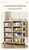 Rabbit Trolley: Multi-layer Cart with Wheels and Drawer for Children's Books and Storage