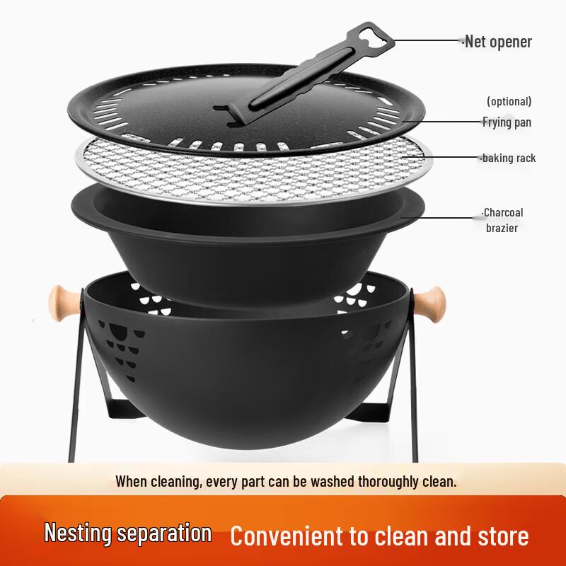 Beishanlang K2+ Deluxe Multifunctional BBQ Grill Set