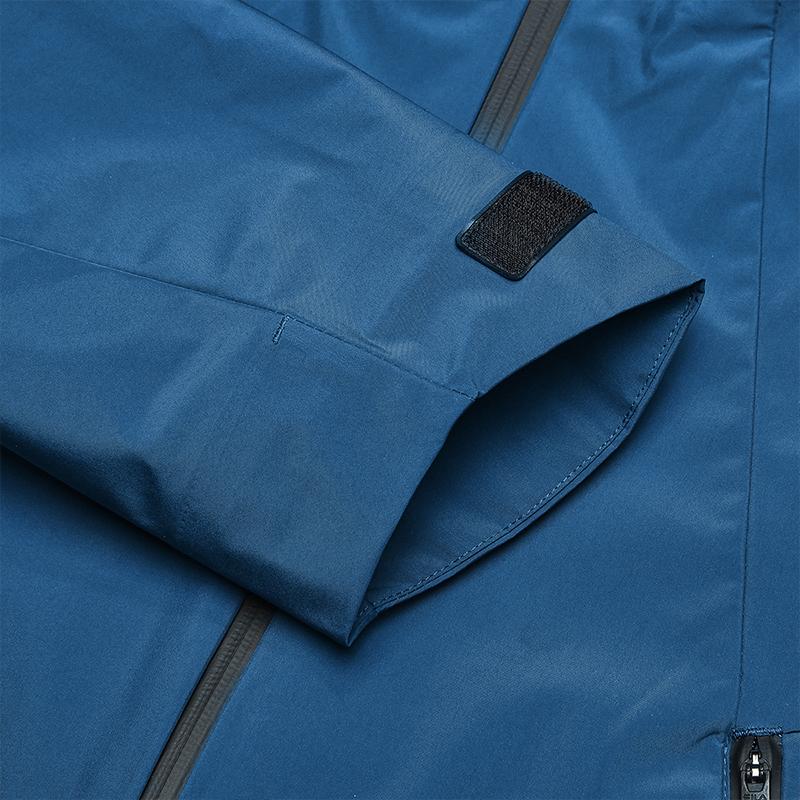 Fila Модная Универсальная Повседневная Тканая Куртка с Капюшоном Мужские Куртки Ледяной Туман Синий A11M511719FBU