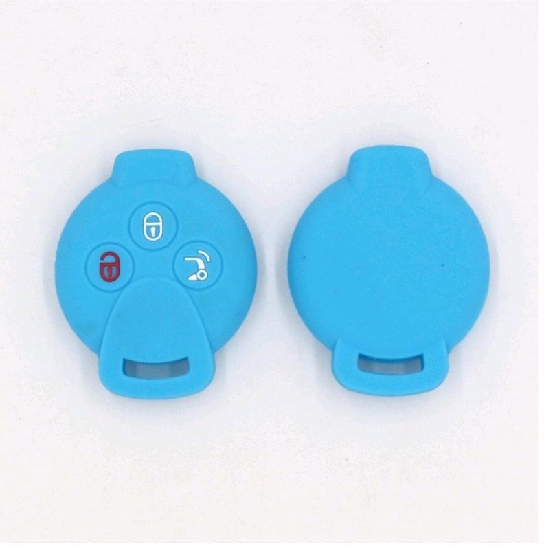 Силиконовый чехол для сменного чехла для складного ключа-пульта дистанционного управления Mercedes-Benz Smart.