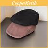 Solid Retro Color Urban Baseball Cap Short Brim Breathable Cotton Wear Casual