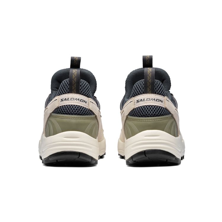 SALOMON Raid Wind Advanced Fabric Synthetic Leather Shock Absorbing Non-Slip Durable Lightweight Low-Top Running Shoes Unisex Sneaker Ebony 415769