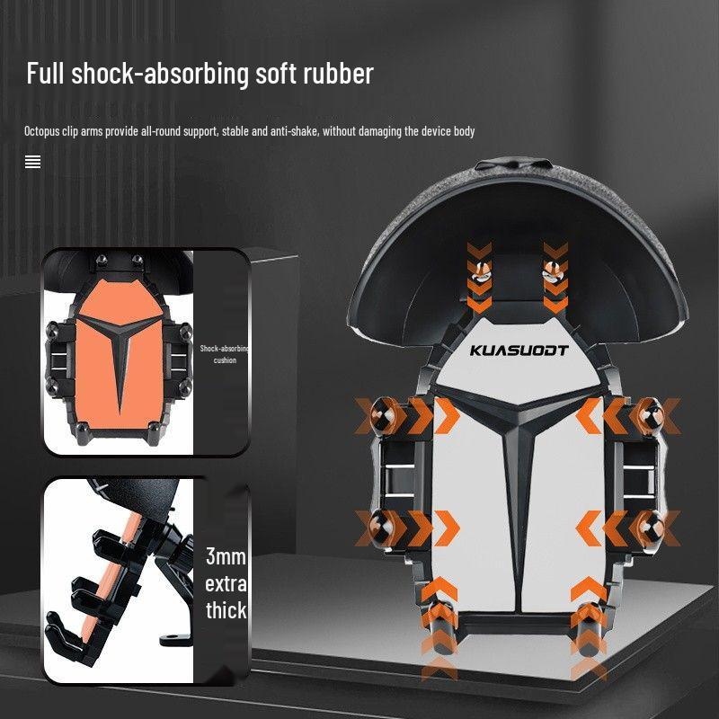 Водонепроницаемый ударопрочный держатель для телефона на мотоцикл/велосипед с козырьком для навигации