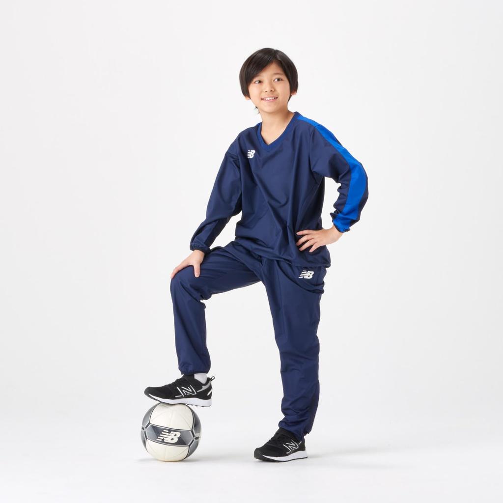 New Balance Детская футбольная куртка Junior Piste Junior Dry Kids NV 150 (JJTF9407) Влагоотводящий Быстросохнущий (военно-морской флот)