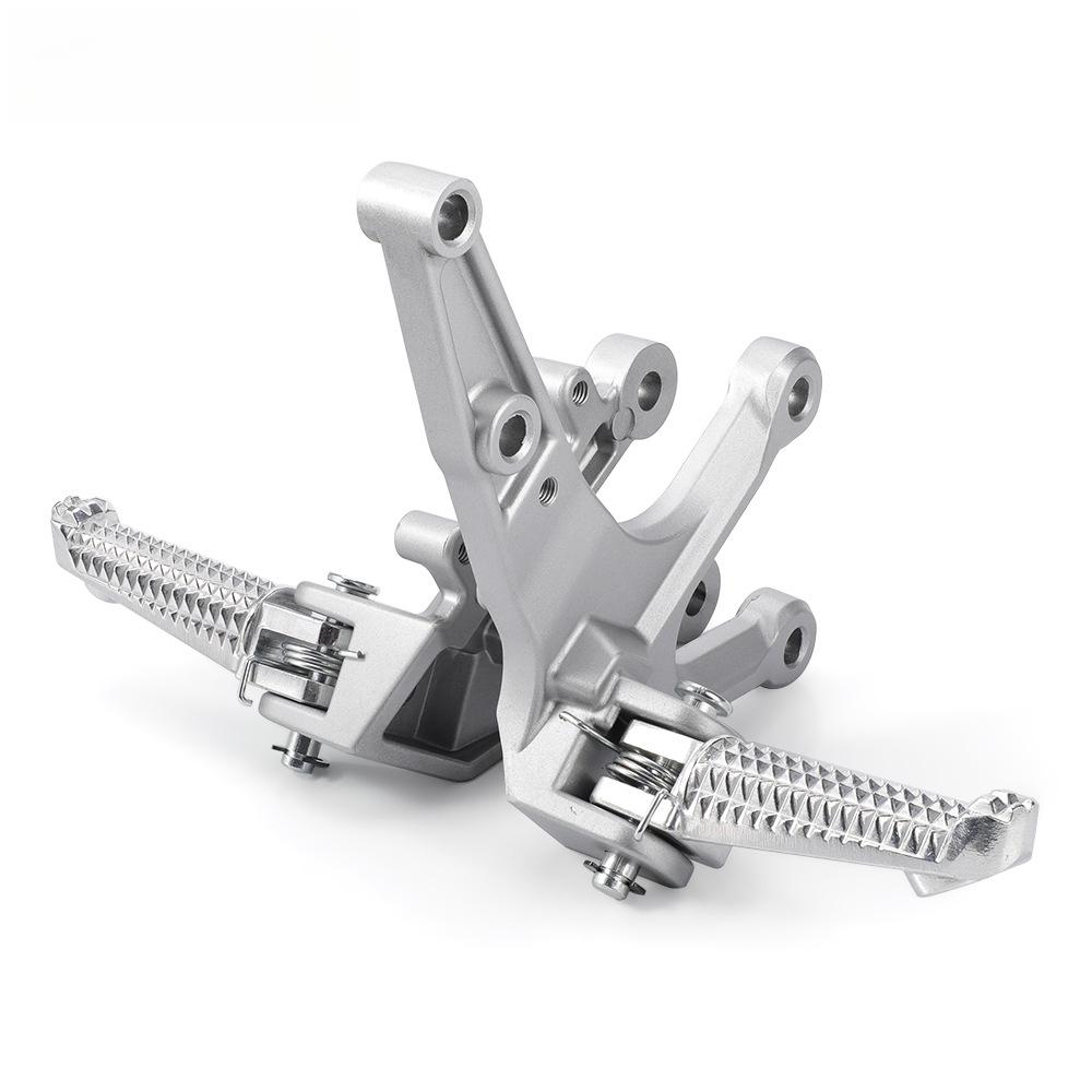 Мотоциклетная передняя педальная сборка для YAMAHA MT-03 MT-25 YZF-R3 YZF-R25 2014-2023 Левая и правая подножки Алюминиевые аксессуары