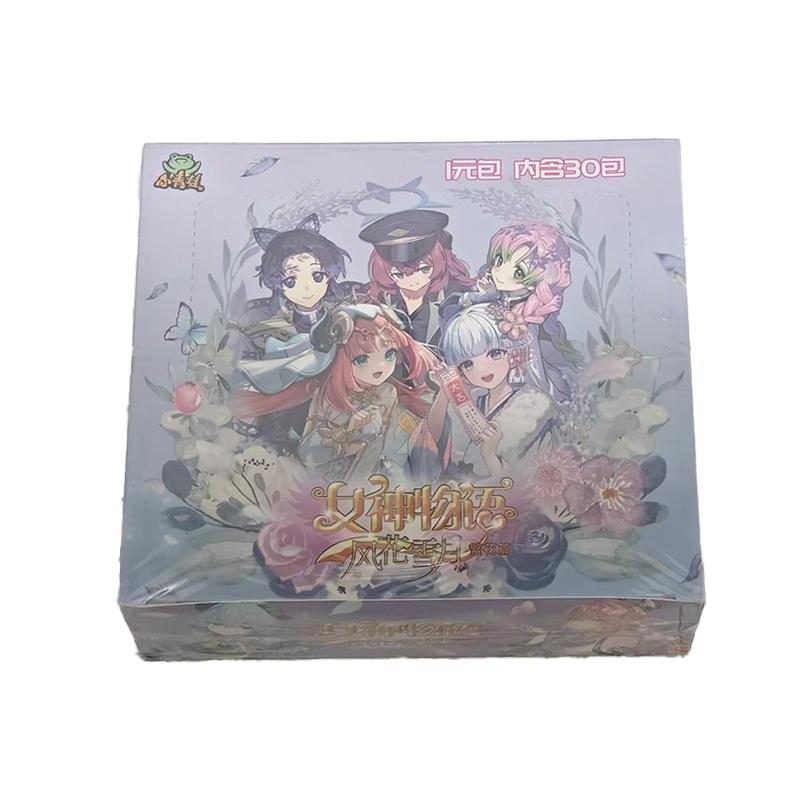 little frog New Goddess Story Collect cards One box contains 30 packs of cards Beautiful anime style gift toy collectibles