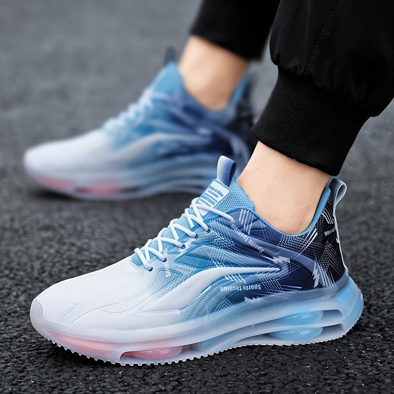 Men's Comfortable Running Shoes - Shock-absorbing, Non Slip, Breathable, Lace Up, Durable Outsole, Suitable for Outdoor Activities and Casual Shoes