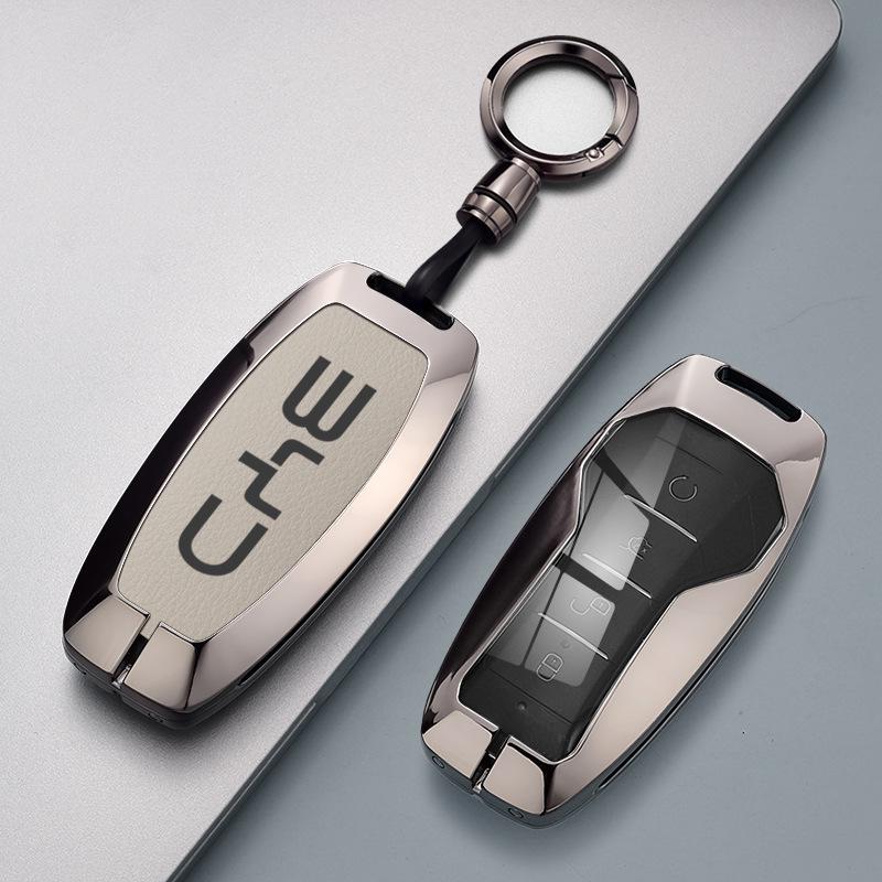 Чехол для автомобильного ключа BYD: Совместимо с Qin PLUS, Tang, Seagull, Seal, Dolphin, Song Plus, Han EV, Yuan и Frigate.