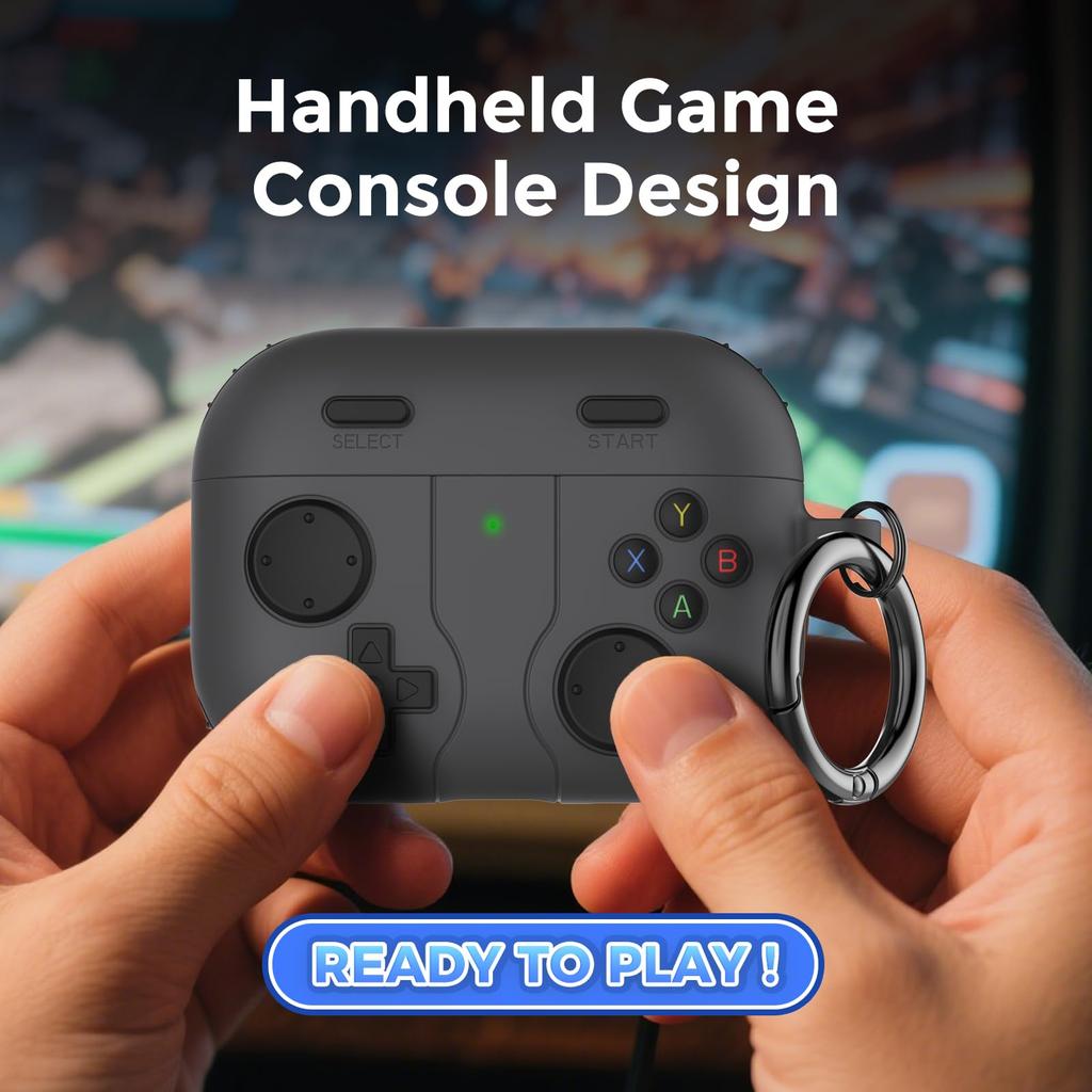 Для AirPods Pro 3 Новый чехол с чистящим набором Чехол с дизайном ретро-игровой консоли Мягкий силиконовый защитный чехол для AirPods Pro 3 2025