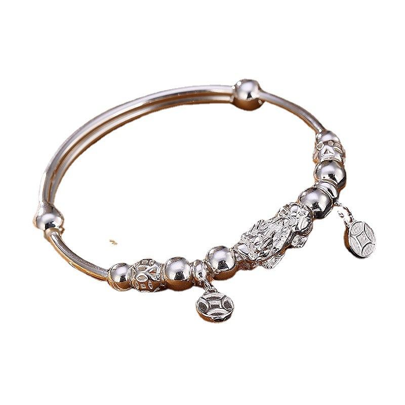 Zuyin S999 Lucky Bead Pixiu браслет женские деньги монета браслет из бисера круглый браслет из бисера