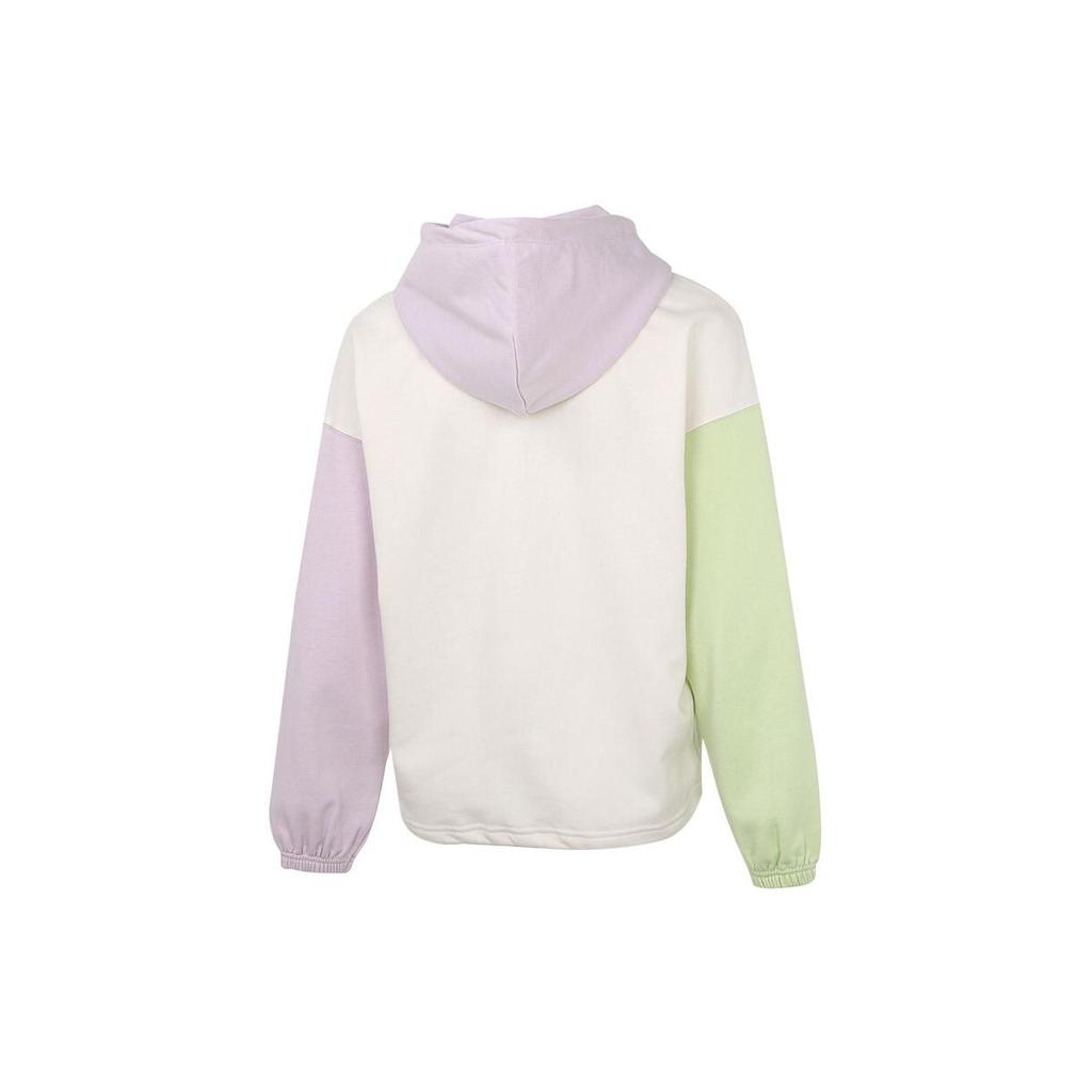 Puma Color Block Running Training Casual Hoodie Jacket Women Tops White 535180-99