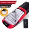 Thickened Winter Down Sleeping Bag - Cold-Proof, Envelope Style for Outdoor Camping & Travel