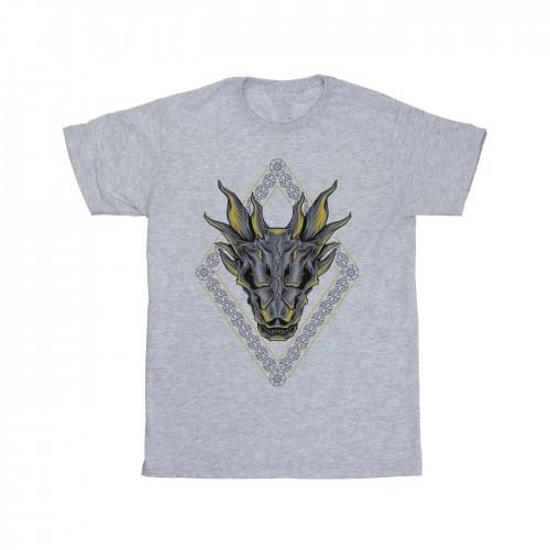 Game Of Thrones: House Of The Dragon Mens Dragon Pattern T-Shirt