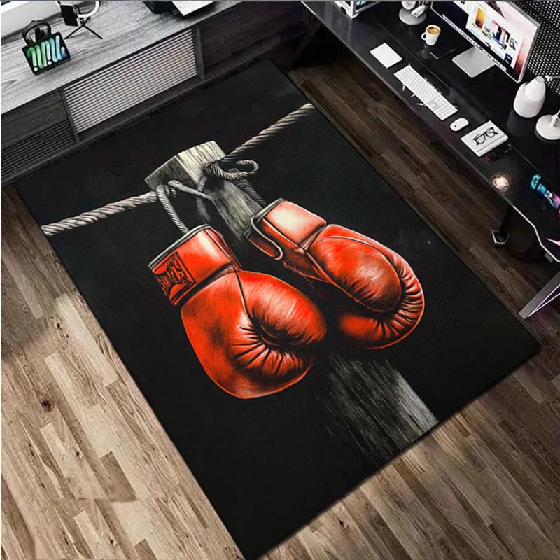 Boxing Gloves Rug Home carpet Office Decorative Carpet For Living Room Bedroom Door Mat Floor Carpet Computer Chair Area Rug