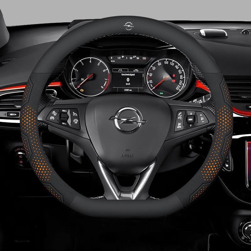 Для Opel OPCline ASTRA CORSA INSIGNIA MOKKA VECTRA GTC Tigra Карбоновое волокно Замша Кожа Автомобильный Руль Чехол Аксессуары