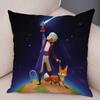 Little Prince Cushion Cover Decor France Anime Cartoon Print Pillow Case for Sofa Home Children Room Soft Plush Throw Pillowcase