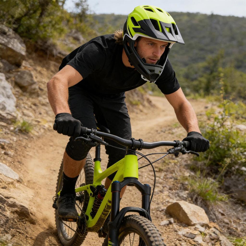 Полнолицевой Велосипедный Шлем Защита Головы Для Велоспорта Легкий Велосипедный Шлем Для Велосипеда Мотокросса Мотоцикла Скутера Горного