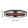 1-5Pcs Bike Tail Light Rechargeable Cycling Back Light with Turn Signals Wireless Remote Control Warning Cycling Light for Night