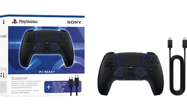 PLAYSTATION DualSense Wireless Controller Night Black, USB, PC, Black