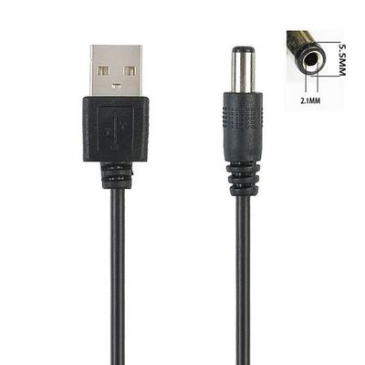 Usb-порт для 2,5 3,5 4,0 5,5 мм 5 В постоянного тока, разъем кабеля питания, черный