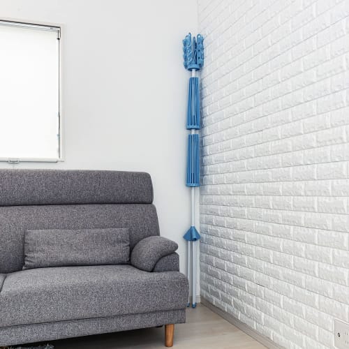 Космос 3-ярусная сушилка для одежды, Бело-синяя