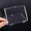 Полка для хранения ногтей, прозрачная квадратная откидная коробка, контейнер для демонстрации типсов, органайзер для накладных ногтей