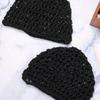 1 Piece Of Women's Solid Color Hollow Breathable Mesh Hair Mesh Cap, Thickened Crochet Hair Care Sleep Cap, Suitable For Daily Use Hair Accessories