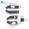 Для Mercedes Benz A B C E S GLC CLA GLA GLE GLS CLS GLK ML Класса W205 W213 W212 Углеродная Накладка на Рычаг Переключения Передач и Механизм Стеклоочистителя W176 W204