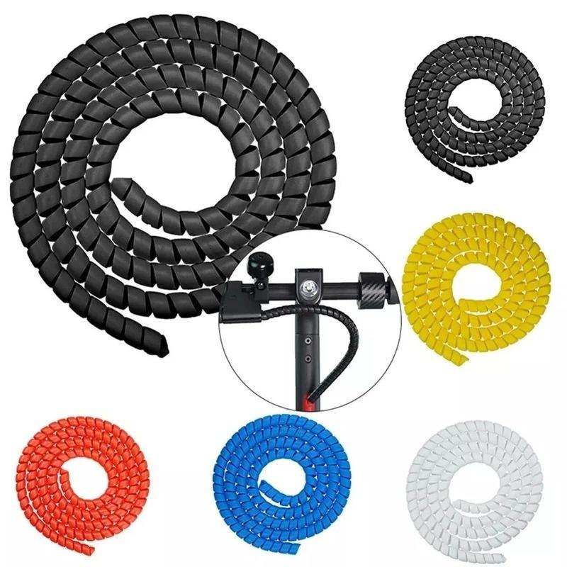 Защита тормозной линии самоката 1 м для электросамоката Ninebot Max, оплетка для трубки линии, обмоточные трубки, общая G30 F25 PRO2 спиральная кабельная трубка