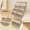 Greeting Card Display Stand Holder Rack, Multifunctional Wooden Postcard for
