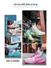 Trendy Luminous Korean Style Basketball Shoes - Breathable, Shock-Absorbing, Wear-Resistant Sports Sneakers for Couples