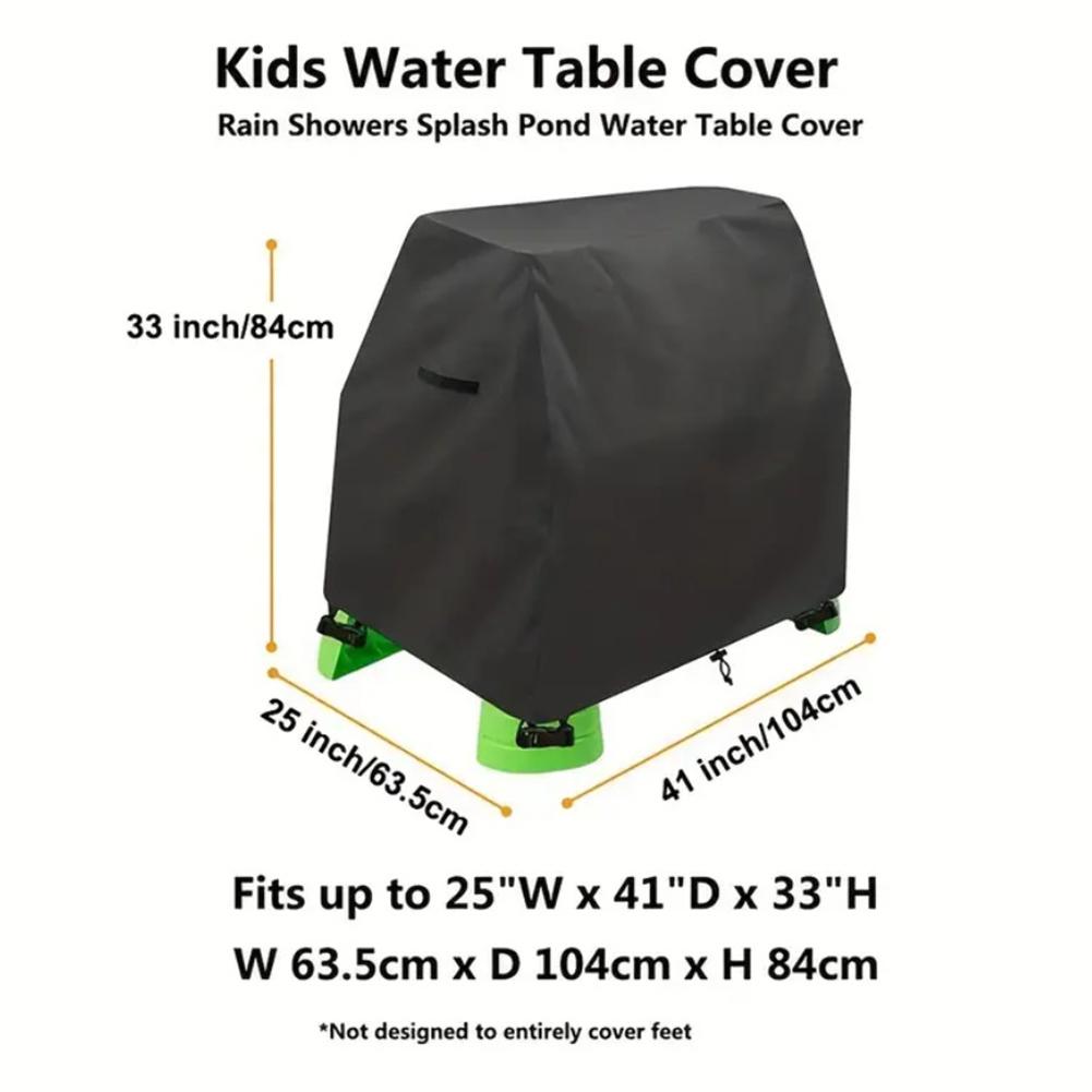 1 шт. чехол для уличных игрушек от пыли, детский столик для пруда с водой, водонепроницаемый, устойчивый к брызгам, чехол для уличных игрушек