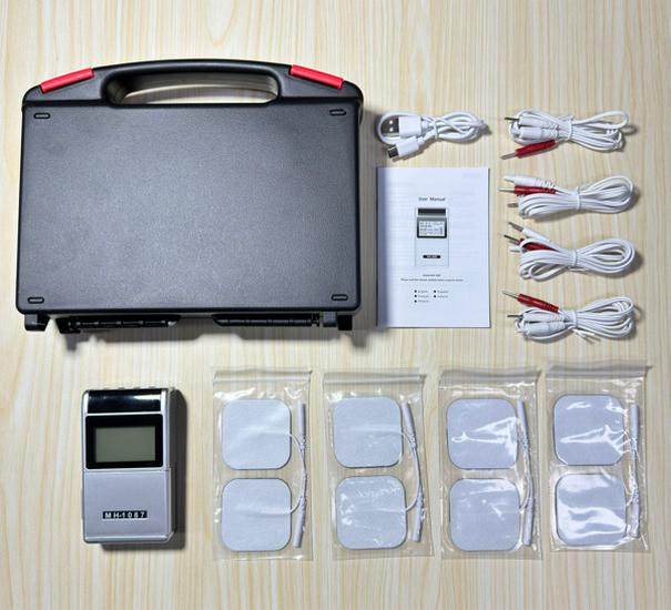 Трансграничный аппарат ТЭНС и ЭМС для меридианной терапии: 60 Режимов, 4-канальный импульсный массажер для плеч, шеи и шейного отдела позвоночника.