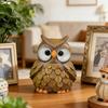 Креативное смоляное украшение-сова для декора гостиной