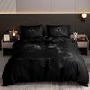 Duvet Cover Set Black Cat Print Bedding Set Soft Comfortable Duvet Cover For Bedroom Guest Room 1*Duvet Cover 2*Pillowcase