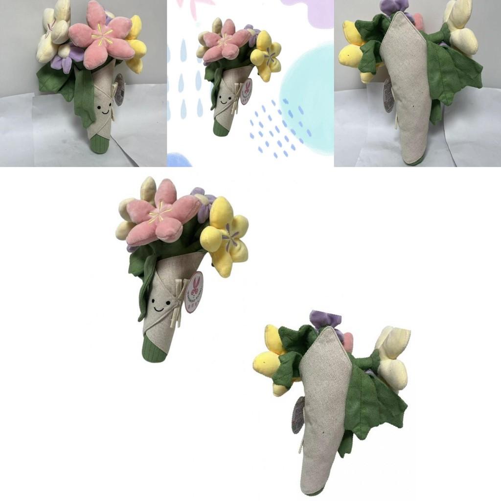 Очаровательная цветочная плюшевая кукла, мягкая короткошерстная плюшевая игрушка, фигурка, 16 дюймов