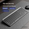 Беспроводной Bluetooth-набор клавиатуры и мыши Mengzu - Бесшумный, Перезаряжаемый, Компактный для ноутбука и офиса.