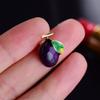 Blucome Cute Blueberry Copper Brooches for Women Men Suit Coat Hijiab Pins