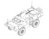 Trumpeter XM706E2 Commando Armored United States Air Force Plastic 07444 1/72 Vehicle, Guard, Model,